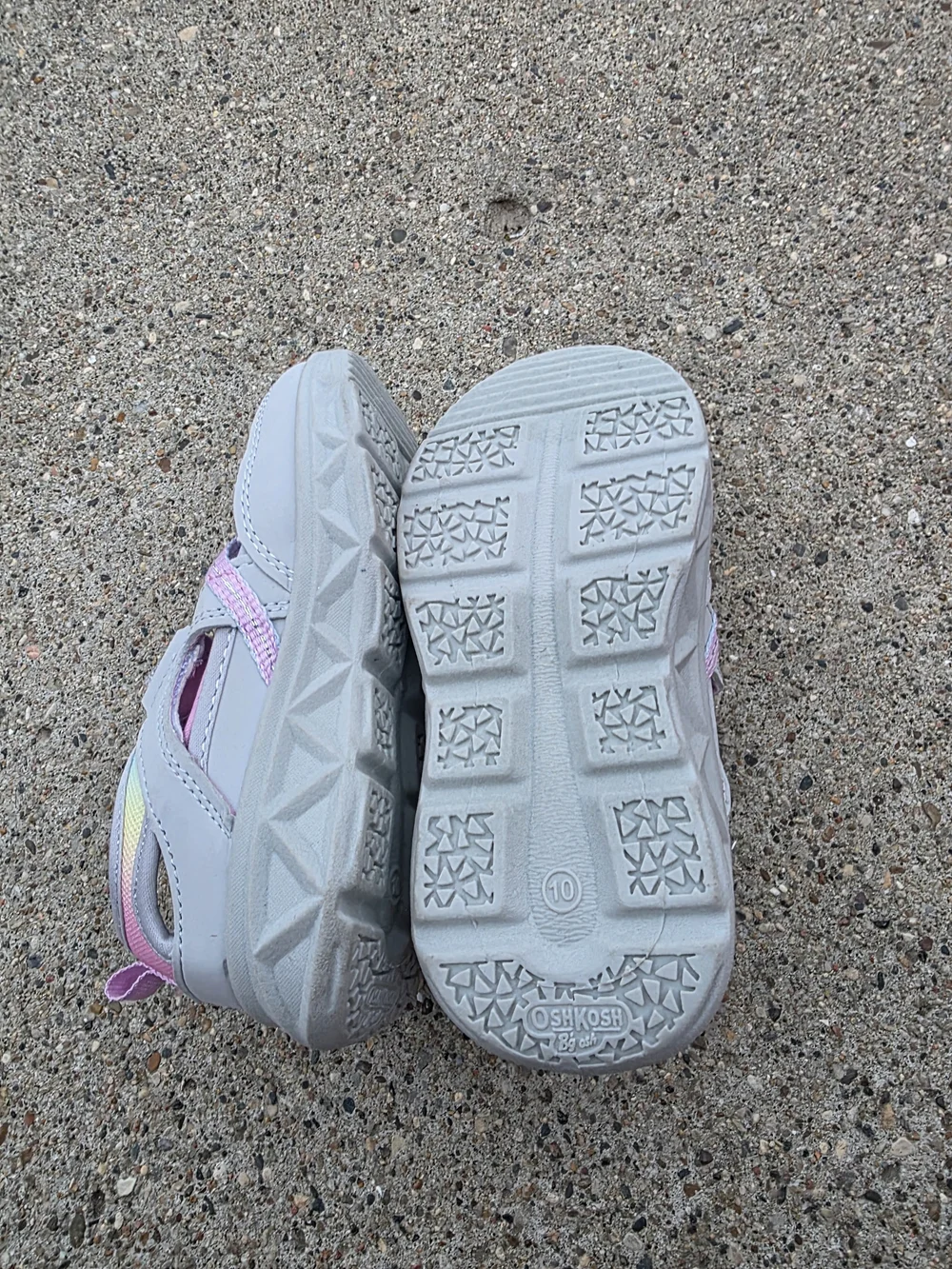 Oshkosh washable sandals With Pink Glitter Strap  Girl  10k